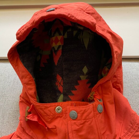 Polo Ralph Lauren Vintage New Men's Forty Sixty Orange Parka Jacket Size Medium - Picture 2 of 16